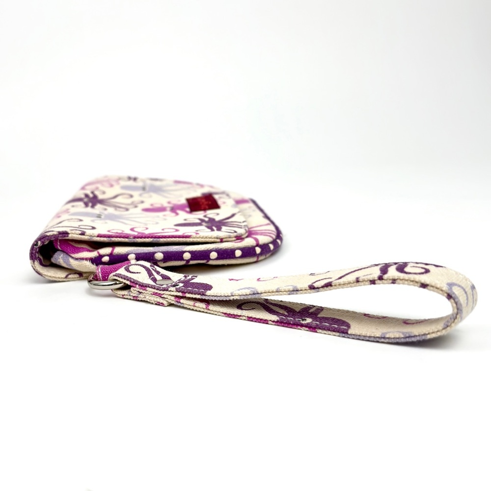 Bungalow 360 Octopus Print Canvas Wristlet Clutch Purse - Picture 8 of 16